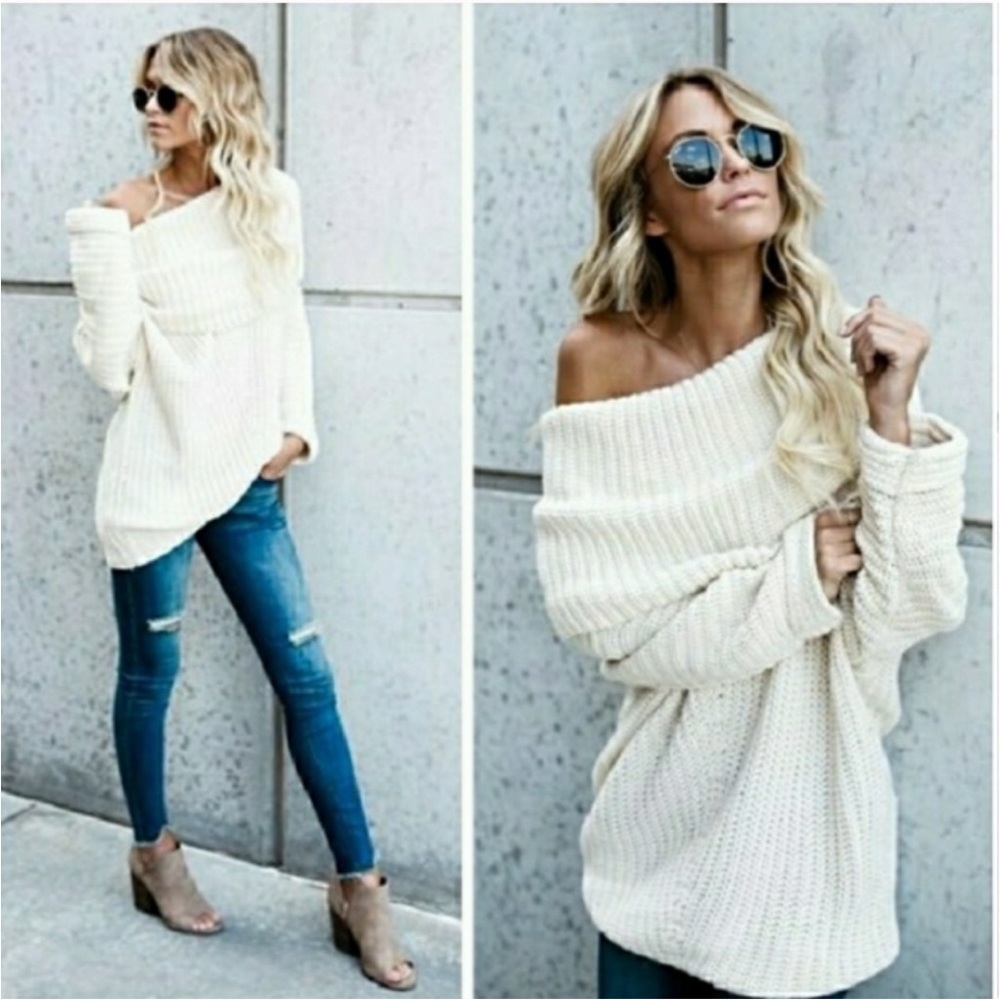 Vici Red Cowl Neck Sweater